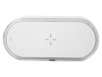 Изображение №3 | Ночник с беспроводной зарядкой и RGB подсветкой «Miracle», 15 Вт (белый)