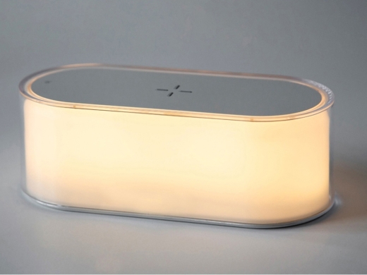 Изображение №12 | Ночник с беспроводной зарядкой и RGB подсветкой «Miracle», 15 Вт (белый)