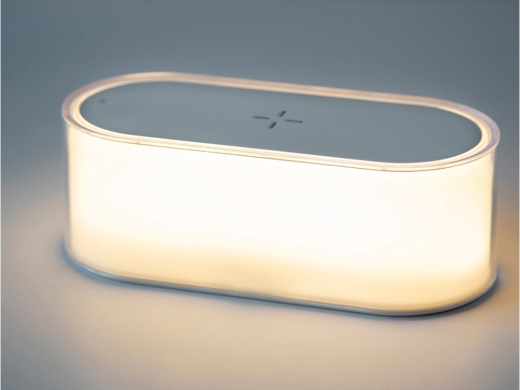 Изображение №13 | Ночник с беспроводной зарядкой и RGB подсветкой «Miracle», 15 Вт (белый)