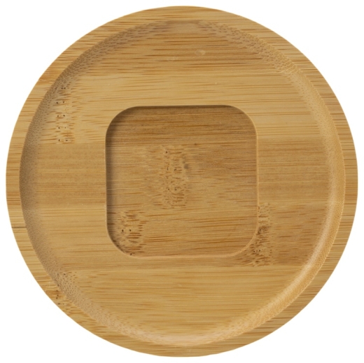 Изображение №4 | Кофейная пара с бамбуковым блюдцем «Mandy» (белый, натуральный)