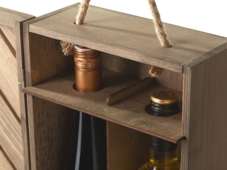 Изображение №8 | Коробка подарочная из массива дерева «Two-bottle box» (натуральный)