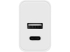 Изображение №3 | Сетевое зарядное устройство c выходами USB-A и USB-C «Recharger», 10 Вт (белый)