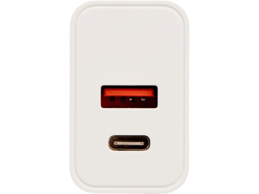 Изображение №3 | Сетевое зарядное устройство c выходами USB-A и USB-C и быстрой зарядкой QC/PD «Recharger Pro», 30 Вт (белый)