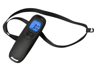 Изображение №3 | Набор для путешествия : весы, замок, бирка «World» (черный)