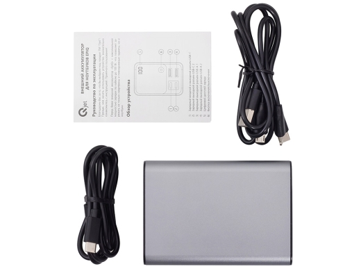 Изображение №13 | Внешний аккумулятор для ноутбуков «EpIQ», 100 Вт, 30000 mAh (темно-серый)