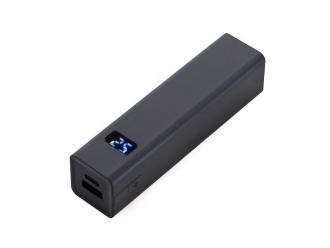 Изображение №1 | Внешний аккумулятор «Rail» c дисплеем, 5000 mAh (черный)