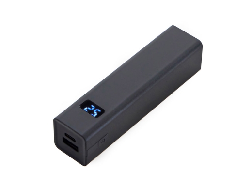 Изображение №1 | Внешний аккумулятор «Rail» c дисплеем, 5000 mAh (черный)