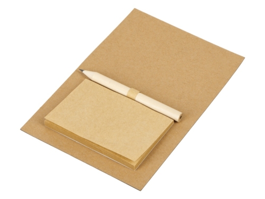 Изображение №2 | Магнит на холодильник с блокнотом и карандашом для заметок «Magny» (натуральный)