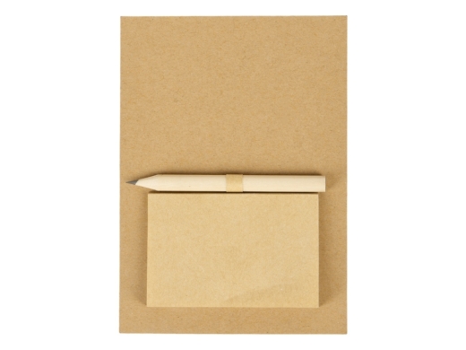 Изображение №3 | Магнит на холодильник с блокнотом и карандашом для заметок «Magny» (натуральный)