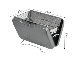 Изображение №2 | Портативный гриль-мангал «Kamal» (серый)