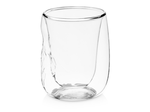 Изображение №1 | Кружка с двойными стенками и эффектом помятости «Mauna» (прозрачный)