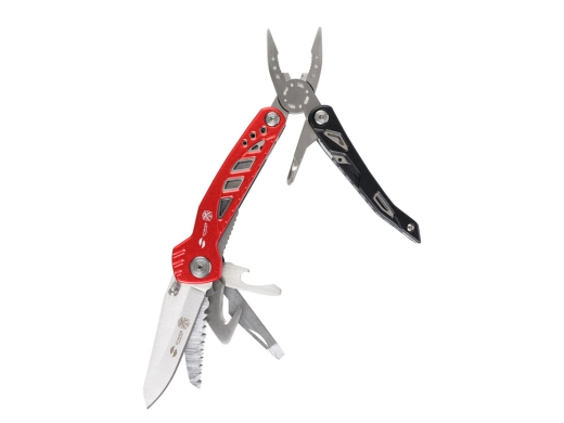 Изображение №1 | Мультитул, 11 функций (красный, черный, серебристый)