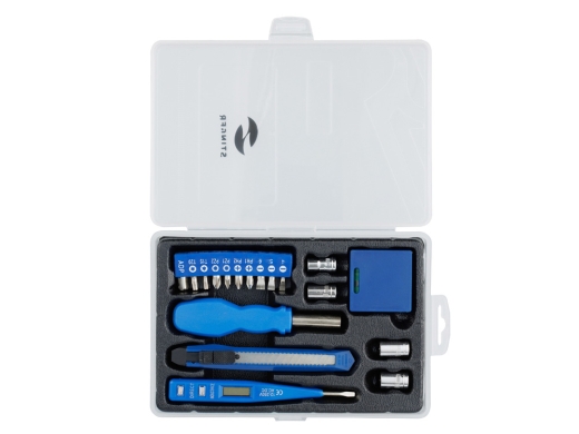 Изображение №2 | Набор инструментов, 18 предметов (белый, синий)