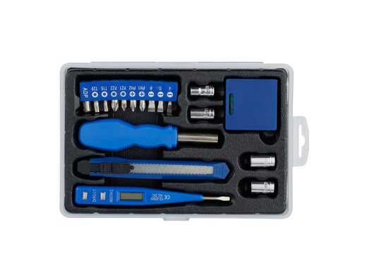 Изображение №3 | Набор инструментов, 18 предметов (белый, синий)