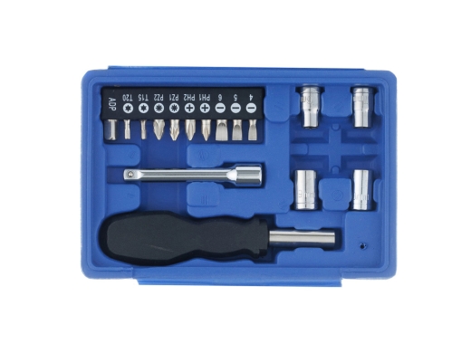 Изображение №6 | Набор инструментов, 25 предметов (синий, черный)
