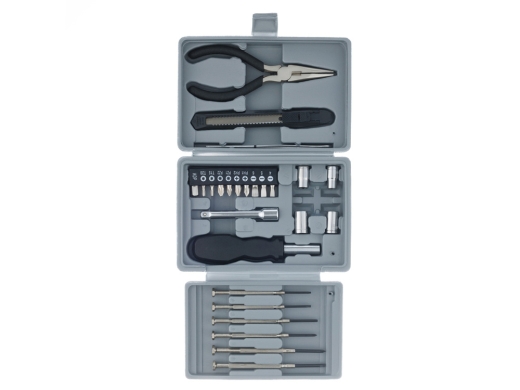 Изображение №3 | Набор инструментов, 25 предметов (серый, черный)