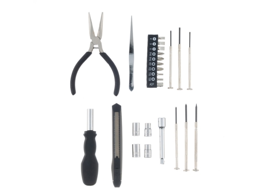 Изображение №5 | Набор инструментов, 25 предметов (серый, черный)