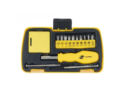 Изображение №2 | Набор инструментов, 20 предметов (желтый, черный)