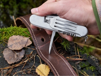 Изображение №15 | Нож перочинный, 109 мм, 8 функций (серебристый)