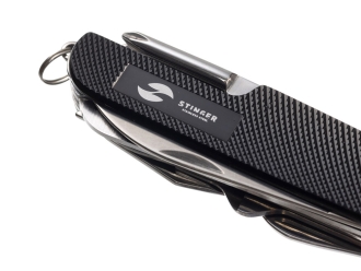 Изображение №5 | Нож перочинный, 89 мм, 15 функций (черный, серебристый)