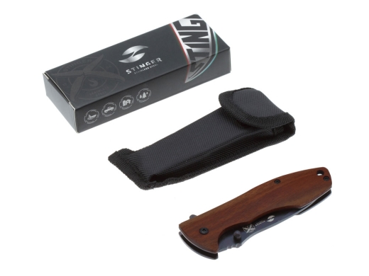 Изображение №5 | Нож складной (коричневый, черный)