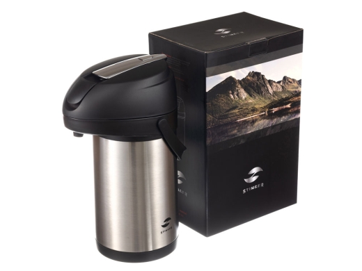 Изображение №6 | Термос с помпой, 3000 мл (серебристый, черный)