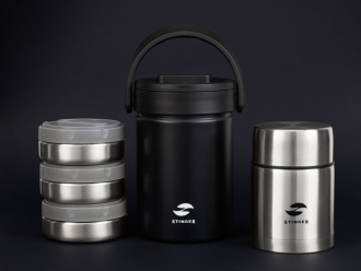 Изображение №4 | Термос ланч-бокс, 700 мл (серебристый)