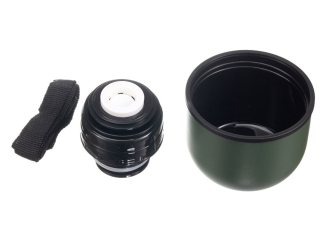 Изображение №2 | Термос широкий с ручкой, 1200 мл (зеленый)