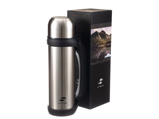 Изображение №5 | Термос широкий с ручкой, 2200 мл (серебристый)