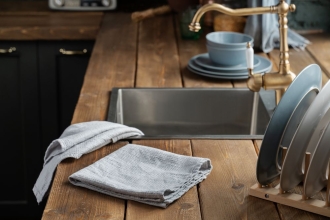 Изображение №8 | Набор полотенец Fine Line, красный