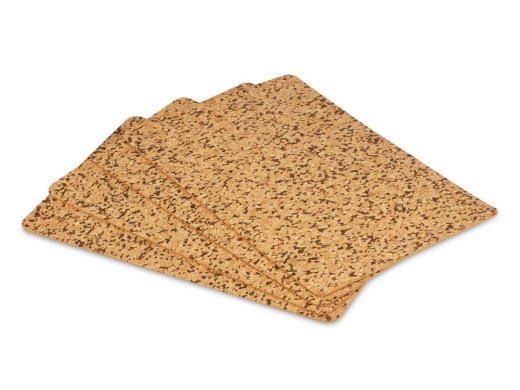 Изображение №1 | Набор подставок под горячее из пробки «Dinner» (натуральный)