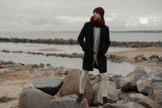 Изображение №5 | Снуд Fargo, бордовый