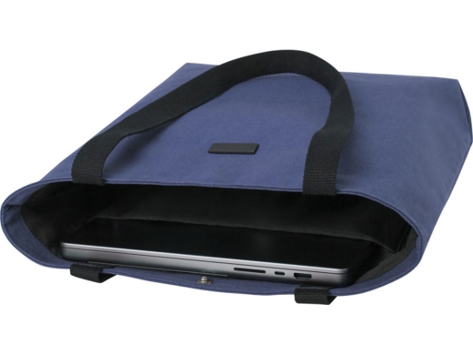 Изображение №5 | Эко-сумка «Joey» из холста, 14 л (темно-синий)