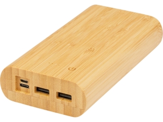 Изображение №1 | Портативное зарядное устройство «Tulda» из бамбука, 20000 mAh (натуральный)