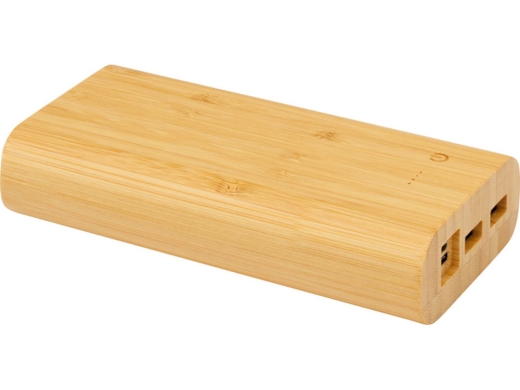 Изображение №4 | Портативное зарядное устройство «Tulda» из бамбука, 20000 mAh (натуральный)