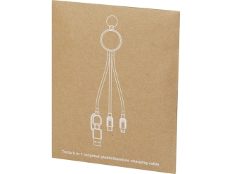 Изображение №6 | Кабель для зарядки «Tecta» 6 в 1 с брелком (черный)