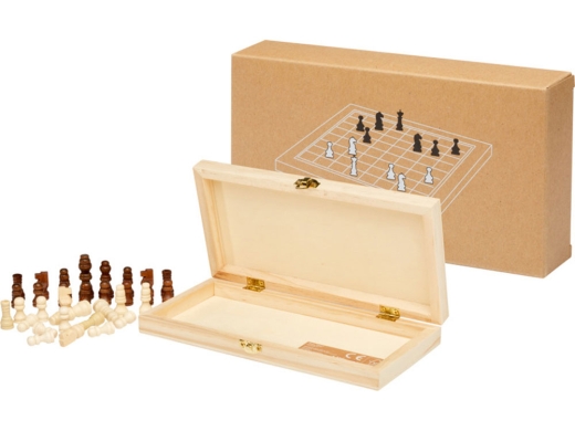 Изображение №3 | Деревянный шахматный набор «King» (натуральный)