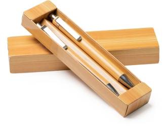 Изображение №2 | Набор KIOTO: ручка шариковая, карандаш механический (бежевый)