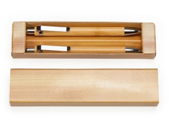 Изображение №5 | Набор KIOTO: ручка шариковая, карандаш механический (бежевый)