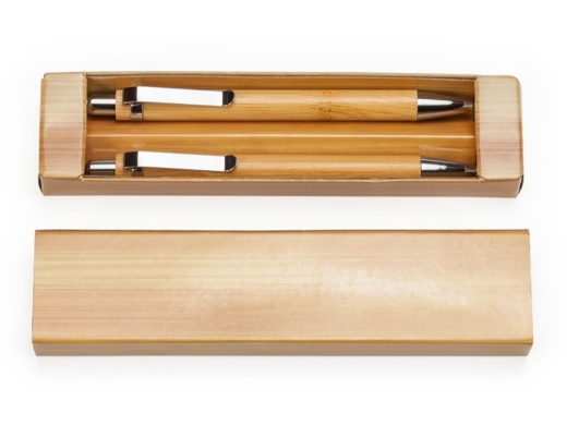 Изображение №5 | Набор KIOTO: ручка шариковая, карандаш механический (бежевый)