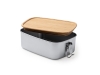 Изображение №2 | Ланч-бокс DAIKON из нержавеющей стали с бамбуковой крышкой (серебристый/бежевый)
