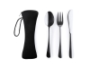 Изображение №4 | Набор столовых приборов BELVER (серебристый, черный)