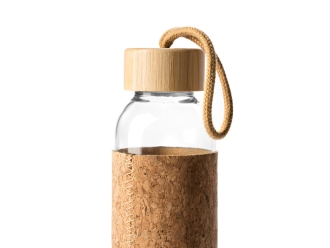 Изображение №3 | Бутылка LAWAS в чехле из натуральной пробки (прозрачный/бежевый)