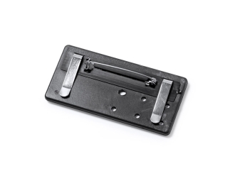 Изображение №2 | Значок GANDA для бейджа (серебристый/черный)