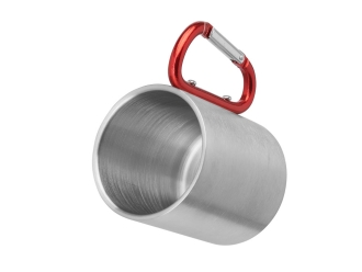 Изображение №2 | Кружка GUAYA с ручкой карабином (красный)