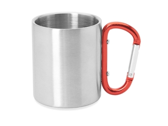 Изображение №7 | Кружка GUAYA с ручкой карабином (красный)