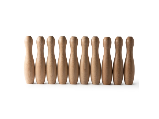 Изображение №4 | Набор для игры в боулинг VIZA (натуральный)