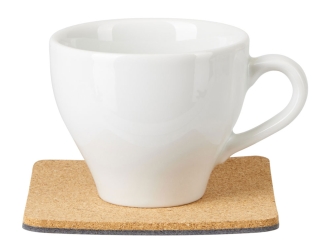 Изображение №3 | Набор костеров из пробки с фетром «Grit» (бежевый, серый)