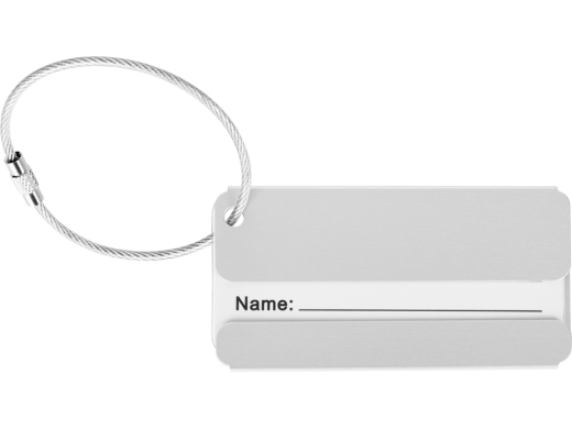 Изображение №3 | Бирка для багажа «Travel» (серебристый)