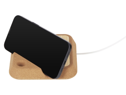 Изображение №4 | Беспроводное зарядное устройство «Tetra», 15 Вт (натуральный)